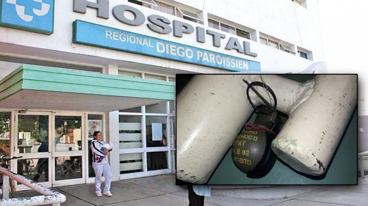 Hallaron una granada en el Hospital Paroissien
