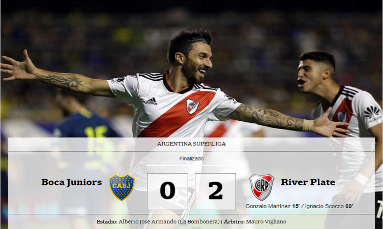 River fue superior en la Bombonera y le ganó a Boca en el Superclásico