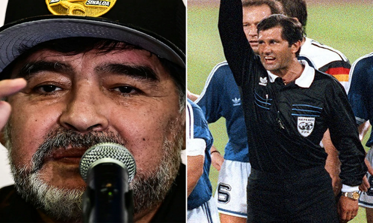 La irónica reacción de Maradona cuando le avisaron que estaba en la ciudad donde vive Codesal