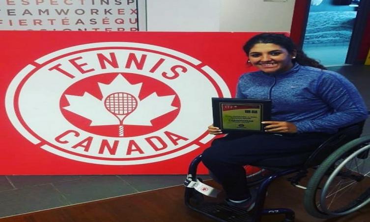 Tenis adaptado: Moreno, campeona en Canadá