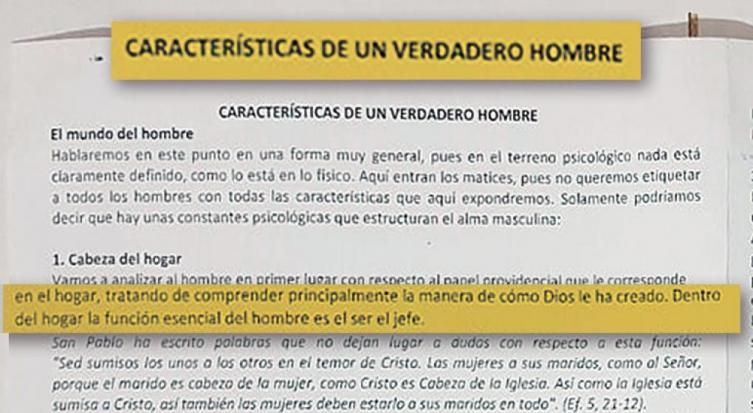 Córdoba: un texto escolar justifica la violencia machista