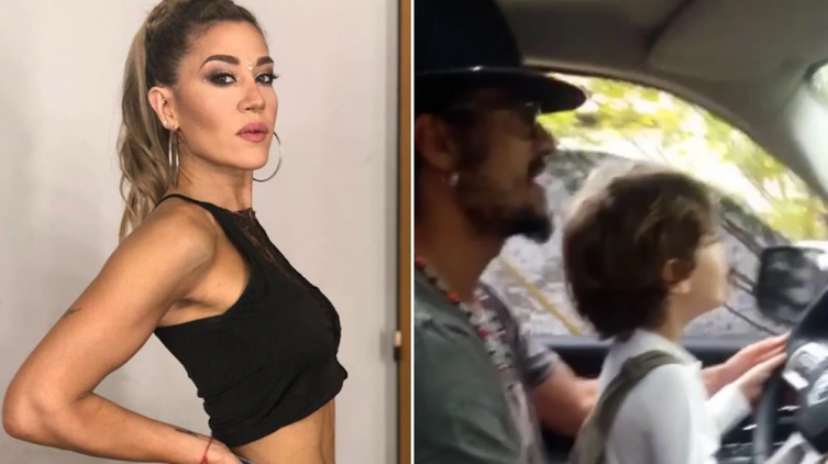 Jimena Barón se refirió al polémico video de Daniel Osvaldo manejando con su hijo a upa