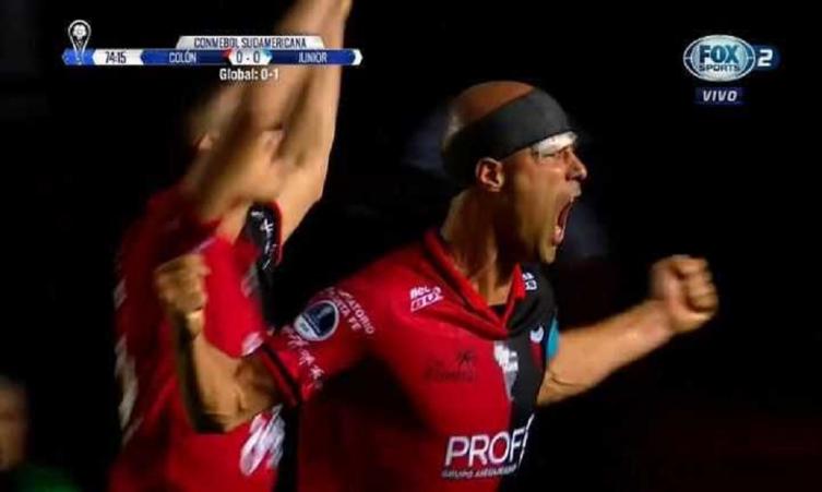 Fritzler fue el goleador de Colón en la Sudamericana