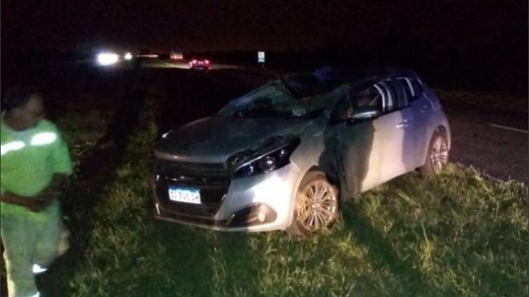 El procurador Barraguirre tumbó con su auto 