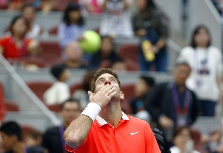 Fognini no se presentó por lesión y Del Potro se metió en la final de Beijing