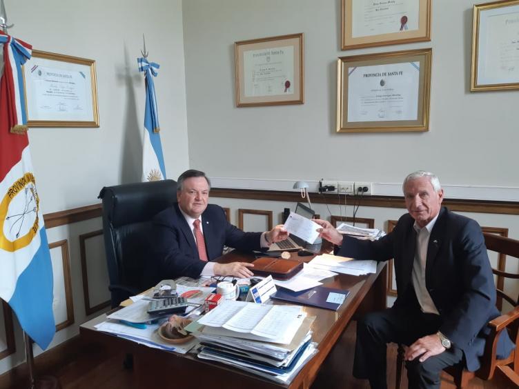Reunión en Santa Fe Michlig y Boscarol