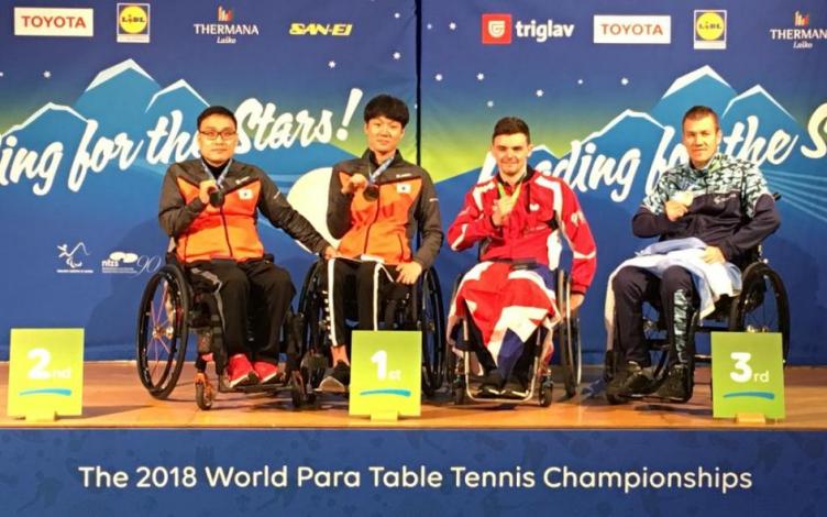 Tenis de mesa adaptado: Eberhardt, medalla de bronce en el mundial de Eslovenia