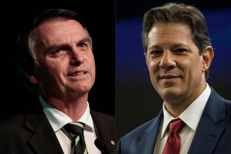 Nuevo sondeo en Brasil: Bolsonaro 56% y Haddad 44%