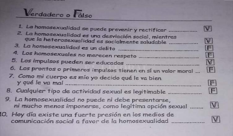 ESI: un polémico cuestionario 
