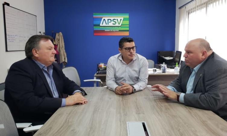 Reunión en la Dirección de Prevención Vial
