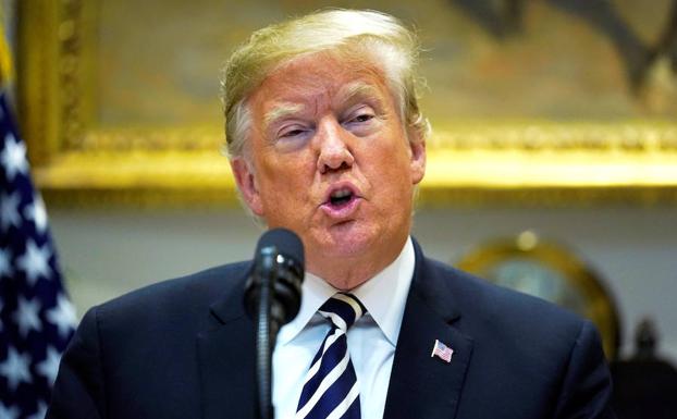Trump amenaza con disparar a migrantes centroamericanos si tiran piedras