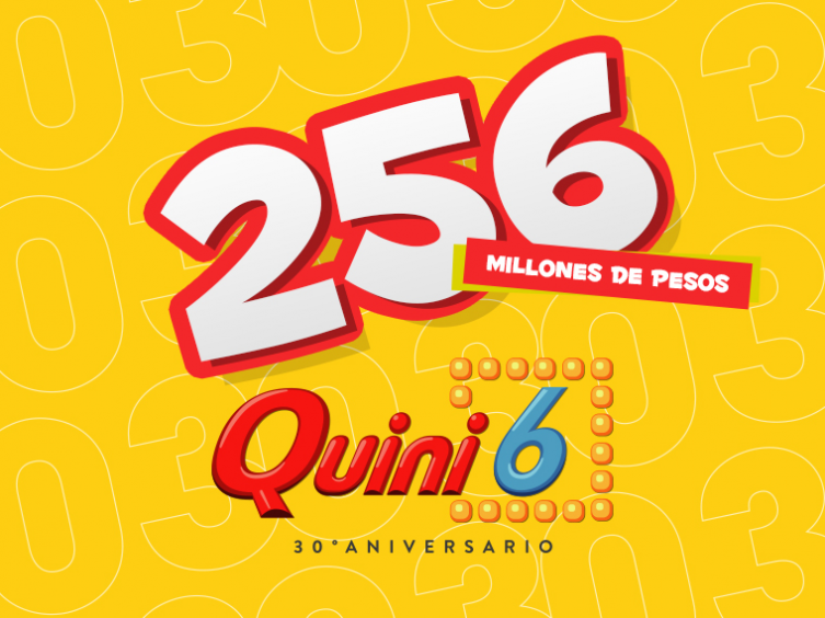 Este domingo el Quini 6 sorteará $256 millones