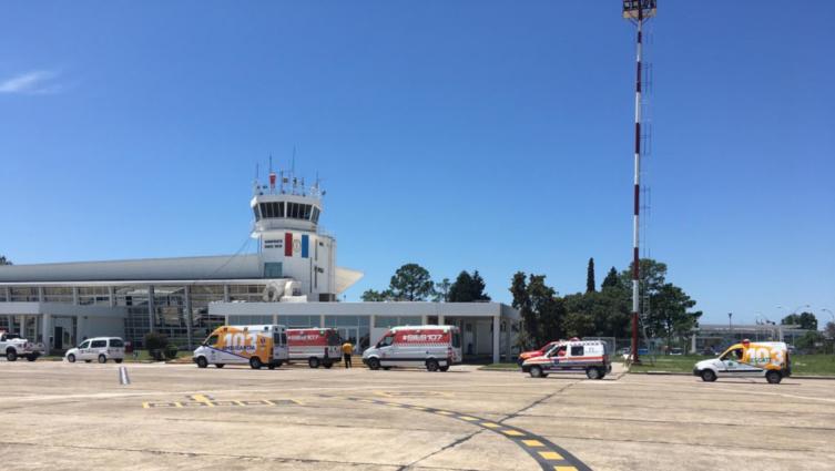 Realizaron un simulacro de accidente