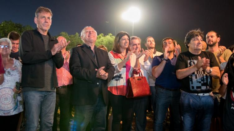 Lifschitz inauguró las obras de alumbrado LED