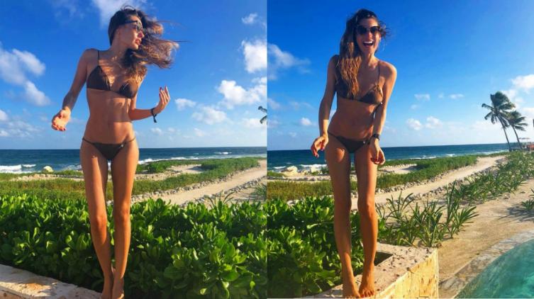 Las fotos de Pampita en bikini que causaron polémica en las redes