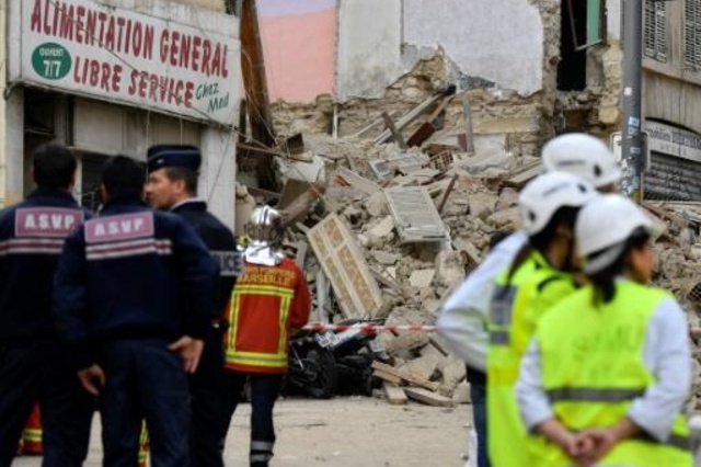 Francia: Se derrumbaron dos edificios en el centro de Marsella