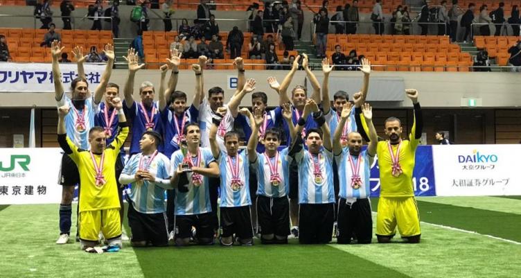 Fútbol para ciegos: Los Murciélagos festejaron en Tokio