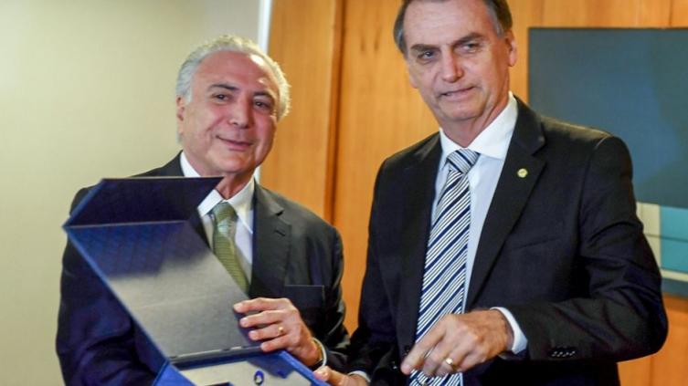 Temer invita a Bolsonaro a participar del G20 en Argentina