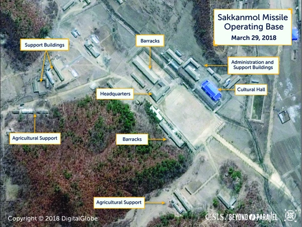 Revelan que Corea del Norte mantiene en secreto 16 bases de misiles