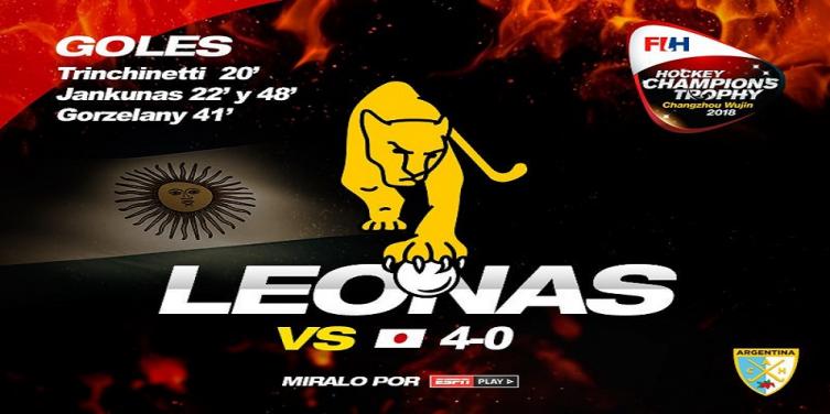 Las Leonas rompieron el maleficio y ganaron por goleada al combinado de Japón