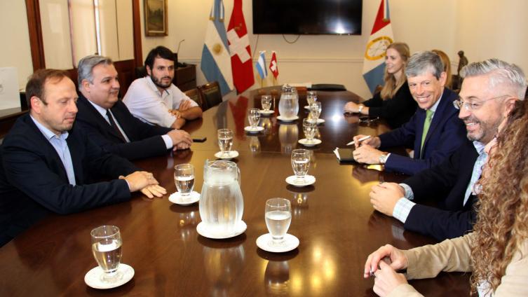 Farias recibió al embajador de Suiza en Argentina  