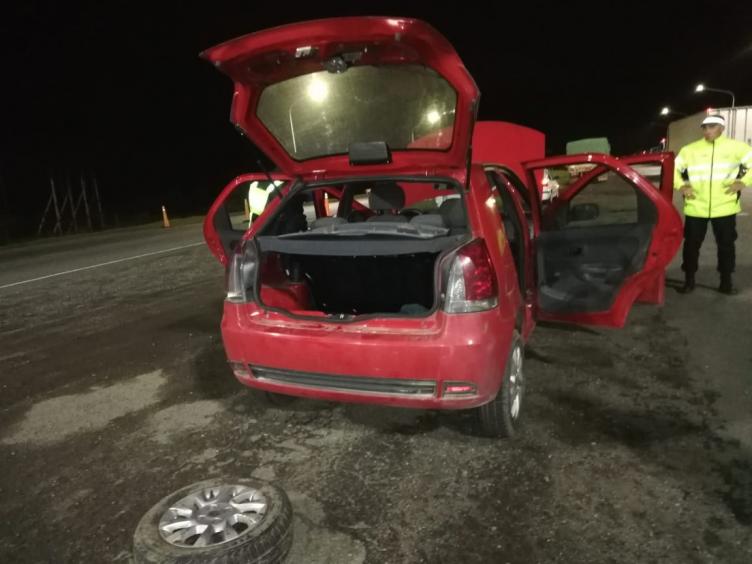 Secuestro de drogas y armas en la autopista 