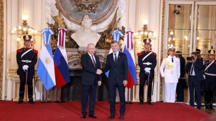Macri se reunió con Putin en Casa Rosada