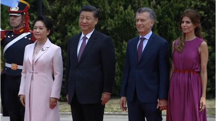 Macri recibió a Xi Jinping en la Quinta de Olivos