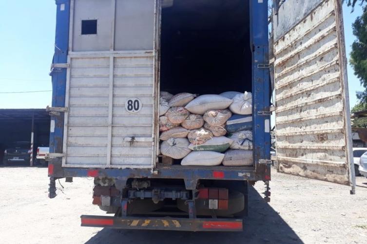 Secuestran camiones con maíz que provendría de un tren saqueado