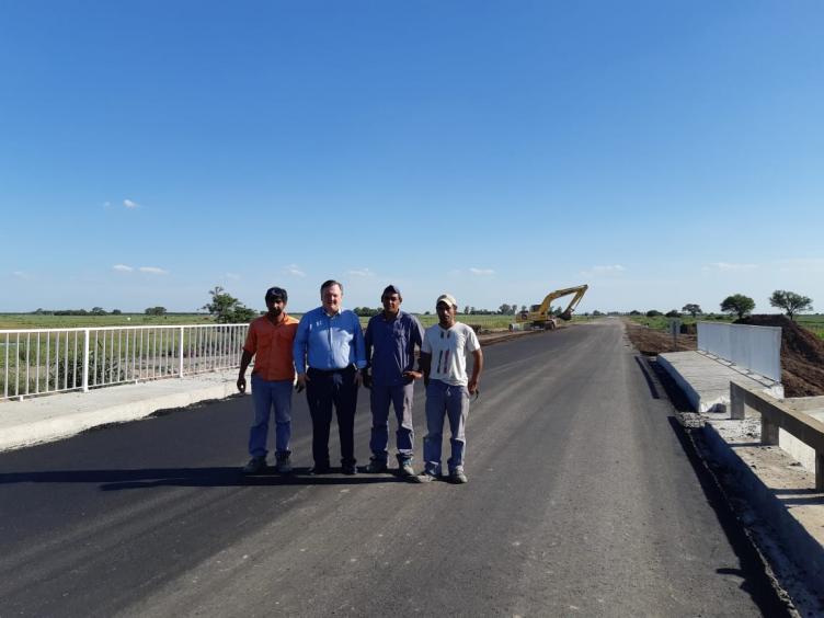 Finalizó la pavimentación de la RP 77s  