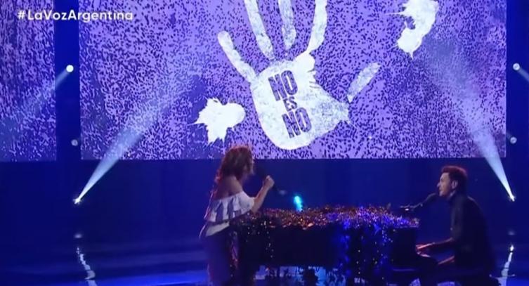 “No es no”, el tema que Soledad Pastorutti y Axel cantaron en “La Voz Argentina”