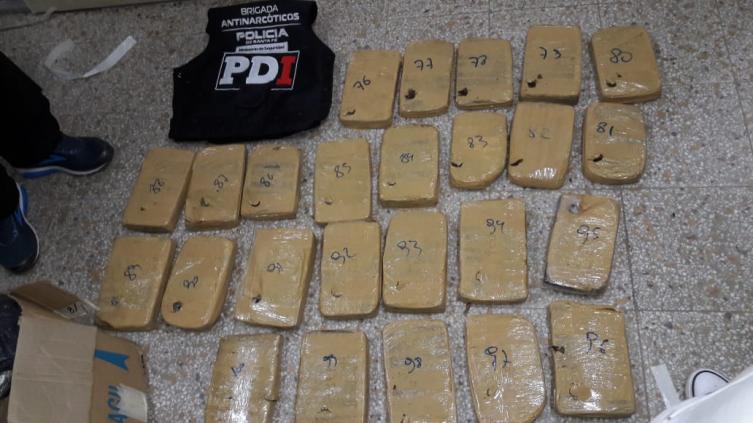 Secuestraron casi 150 kilos de marihuana