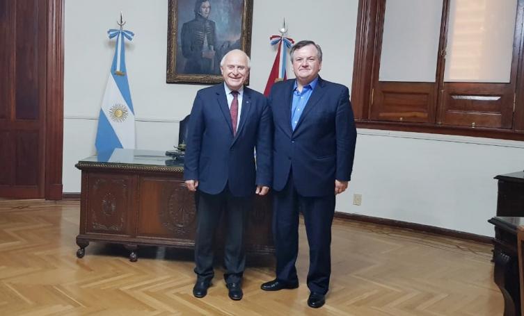 El Senador Michlig se reunió con el Gobernador Lifschitz 