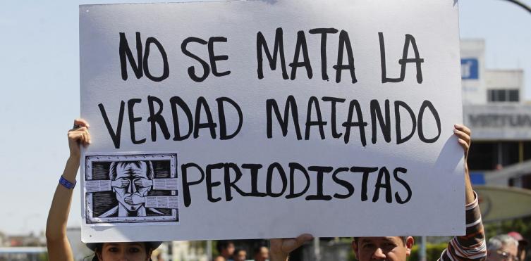 En 2018 hubo 63 periodistas asesinados en todo el mundo