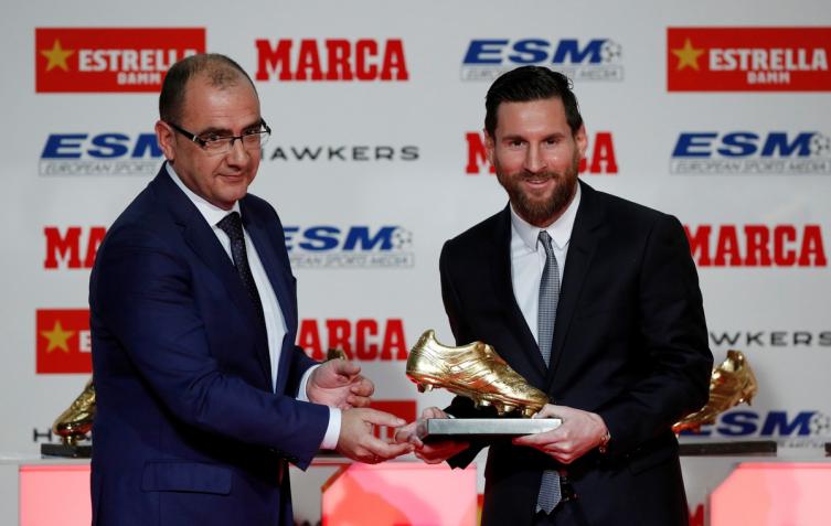 Después de un fin de semana a puro gol, Lionel Messi recogió otro premio