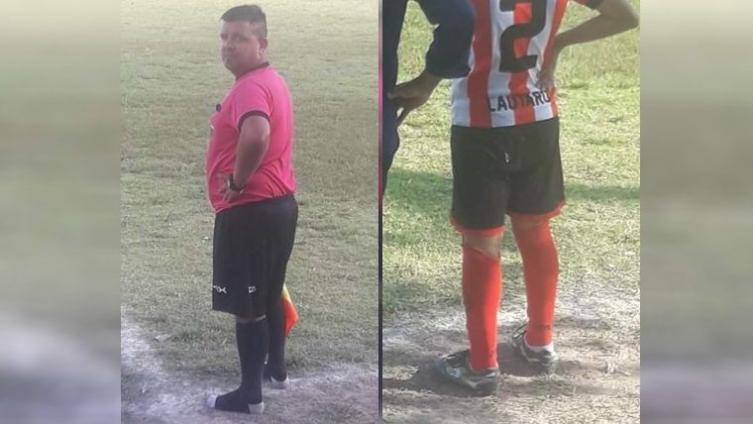 Un chico no tenía botines para jugar la final y lo que hizo el línea fue genial