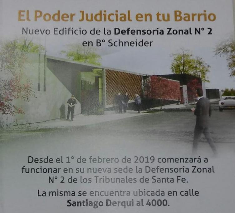 Se inauguró la sede de la Defensoría General Zonal N° 2