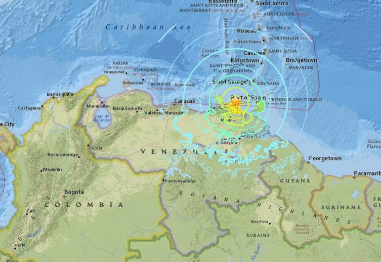 Un sismo sacudió Caracas y varios estados de Venezuela