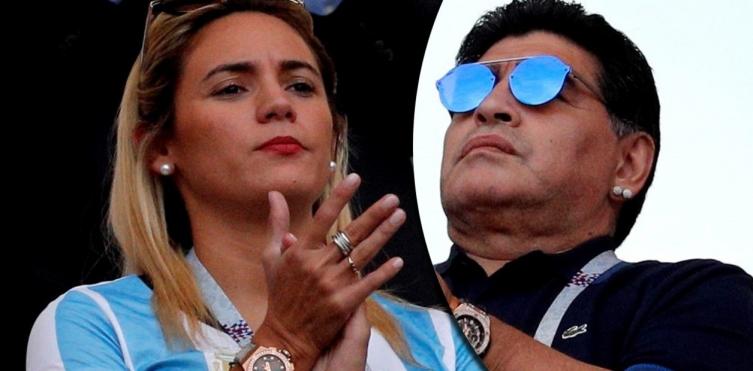 Rocío Oliva le dio “me gusta” a un agresivo mensaje contra Diego Maradona