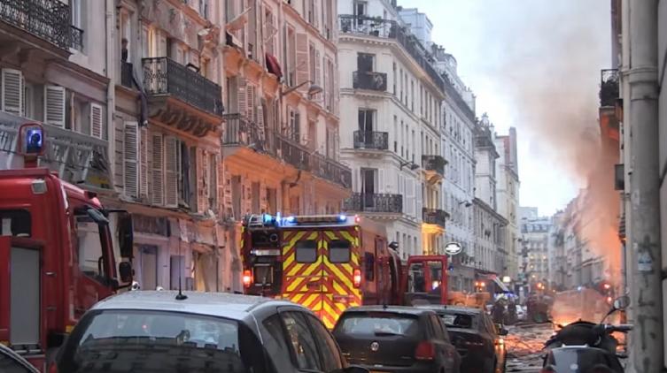 Explotó una panadería en París y hay 4 muertos y más de 30 heridos