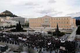 Atenas: se registraron incidentes durante una movilización docente