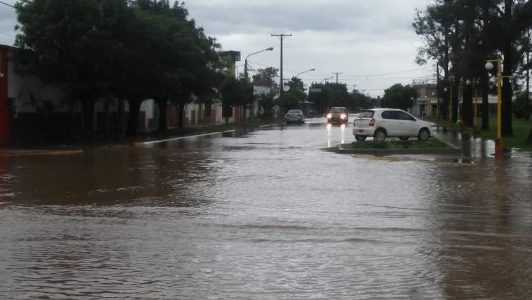 Villa Minetti bajo agua