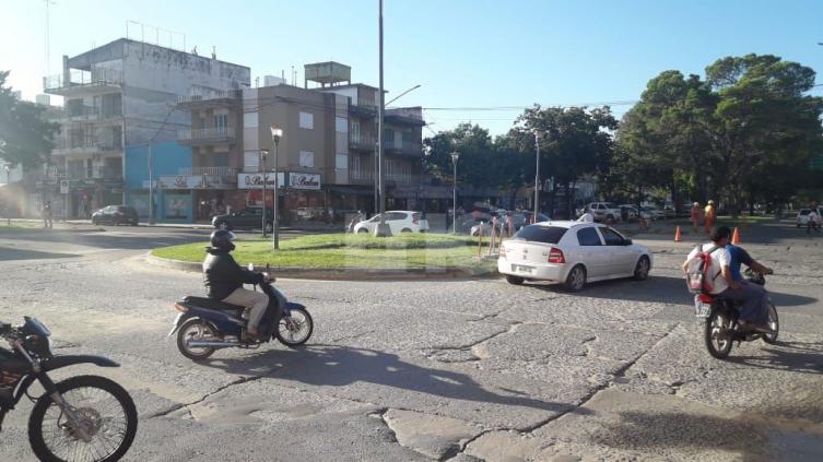 Se restringe la circulación vehicular en inmediaciones del Club Atlético Unión