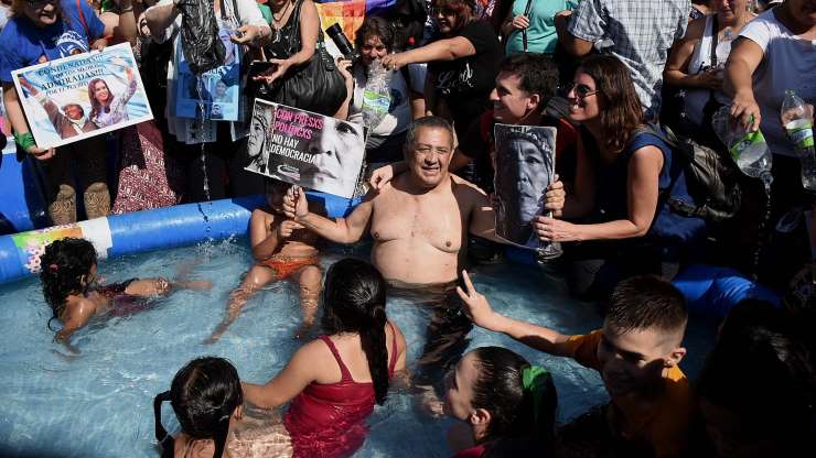 Luis D’Elía se sumó al 
