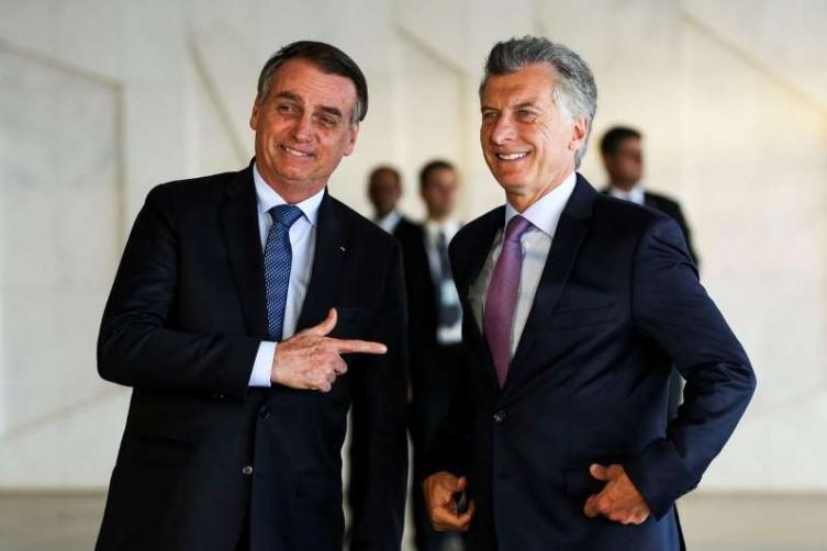 Bolsonaro coincide con Macri 