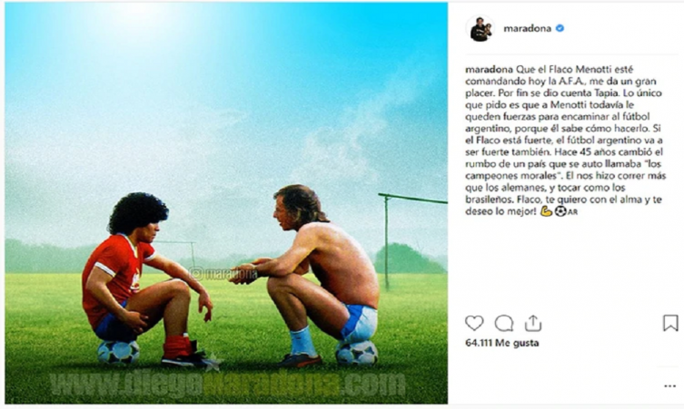 Maradona de Menotti: 