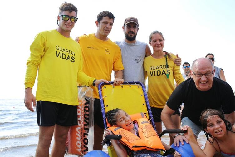 El Municipio inauguró la primera playa accesible