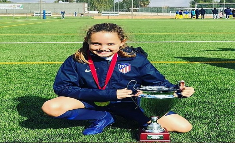La historia de la argentina de diez años que brilla en las inferiores del Atlético Madrid