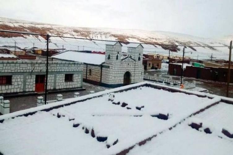 Atípica nevada en Jujuy en pleno verano