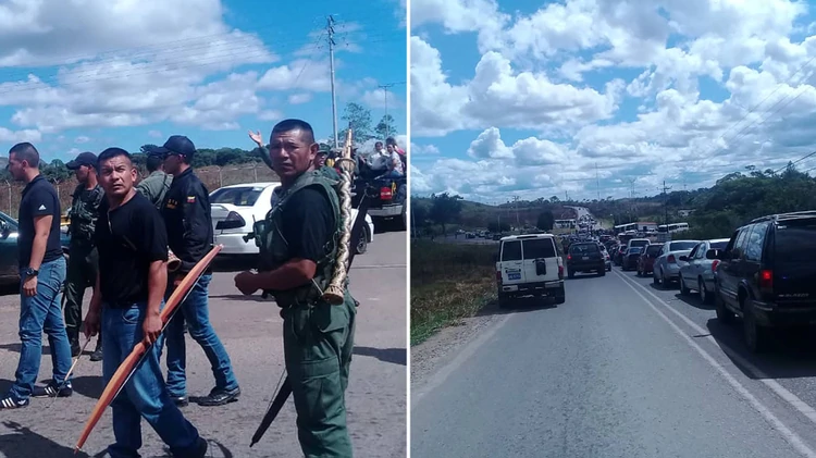 El régimen de Nicolás Maduro reforzó la presencia militar en la frontera con Brasil para impedir el ingreso de ayuda humanitaria